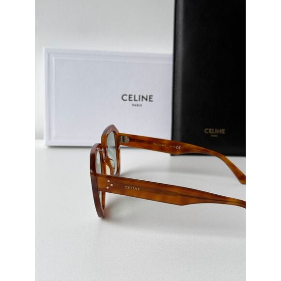 NEW Celine CL40046U Photochromic Sunglasses in Brown Green - Picture 2 of 5